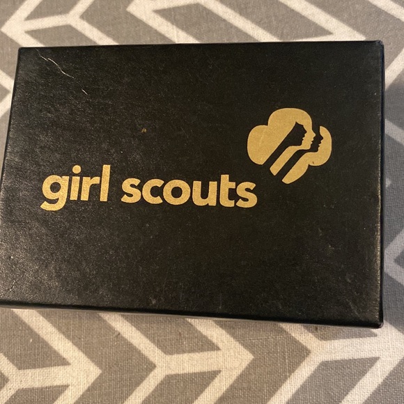Girl Scouts 100 year anniversary dangle earrings. Still in original box. - Picture 3 of 5
